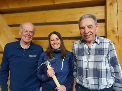 Bergführerverein Grindelwald Jubiläumspickel mit Ruedi Bhend