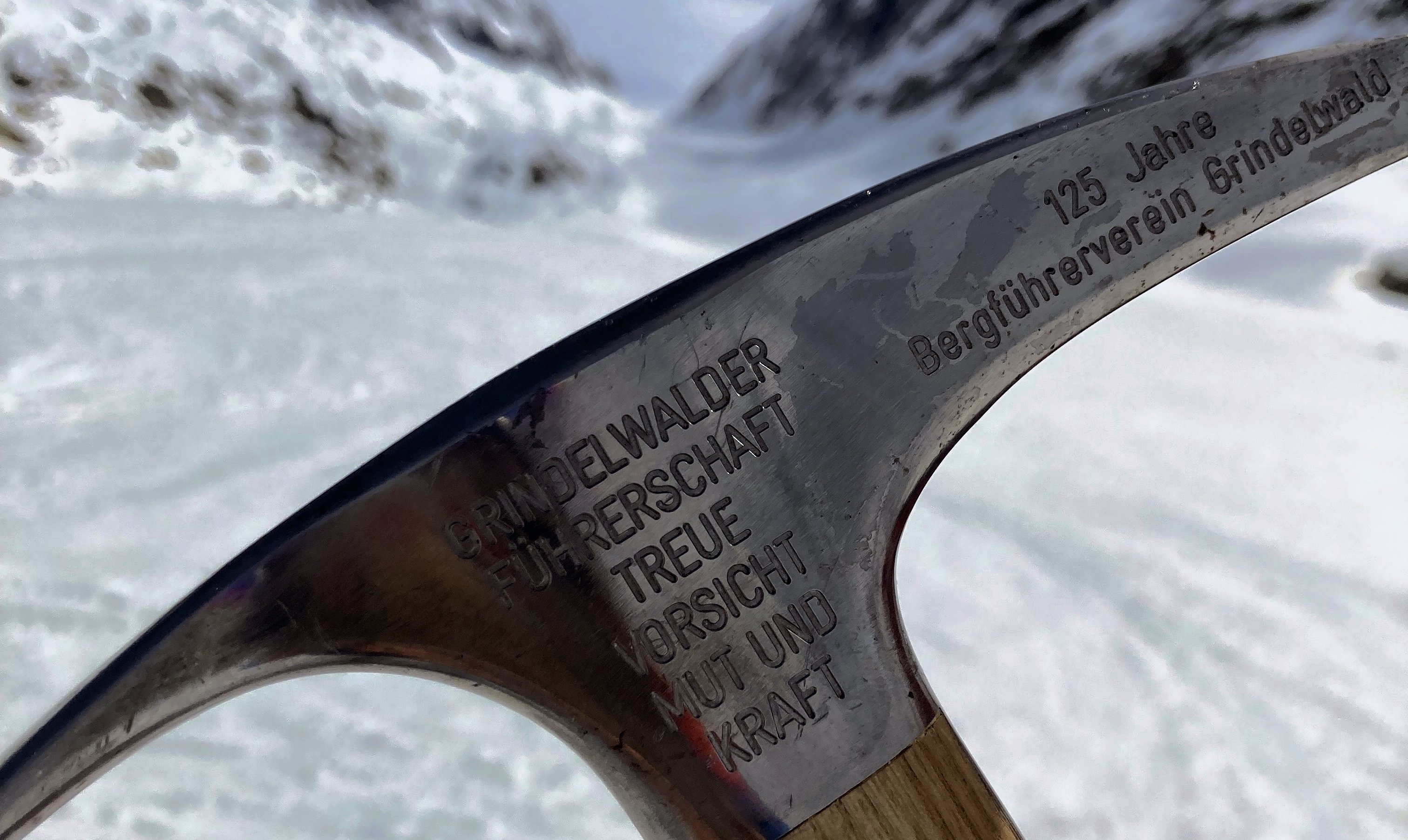 Mountain Guide Association Grindelwald Anniversary Ice Axe
