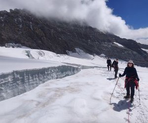 Gletscherwanderung auf dem Jungfraujoch