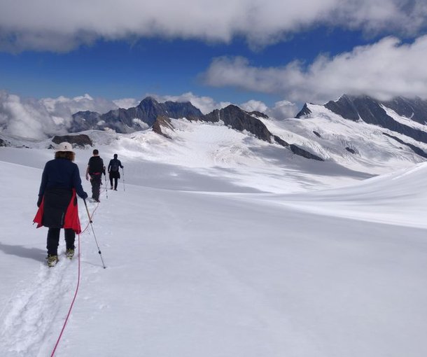 Gletscherwanderung auf dem Jungfraujoch