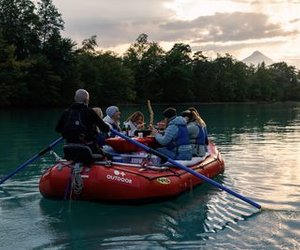 Raclette Rafting auf dem Brienzersee