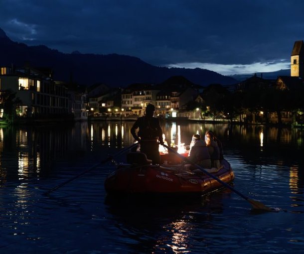 Raclette Rafting auf dem Brienzersee