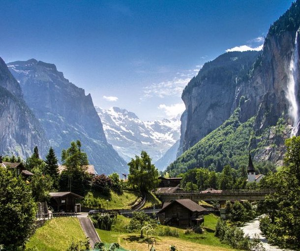 Lauterbrunnen-Tal malerisch
