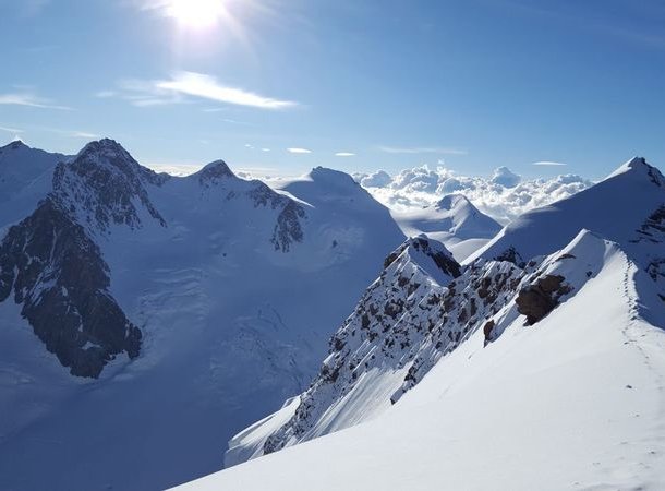 View of the Monte Rosa Massif