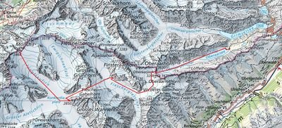 UNESCO-Hüttentrekking-Übersicht