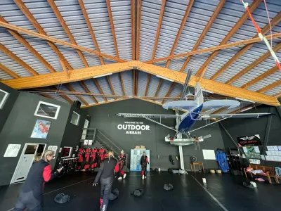 OUTDOOR Dropzone Reichenbach, In the hangar